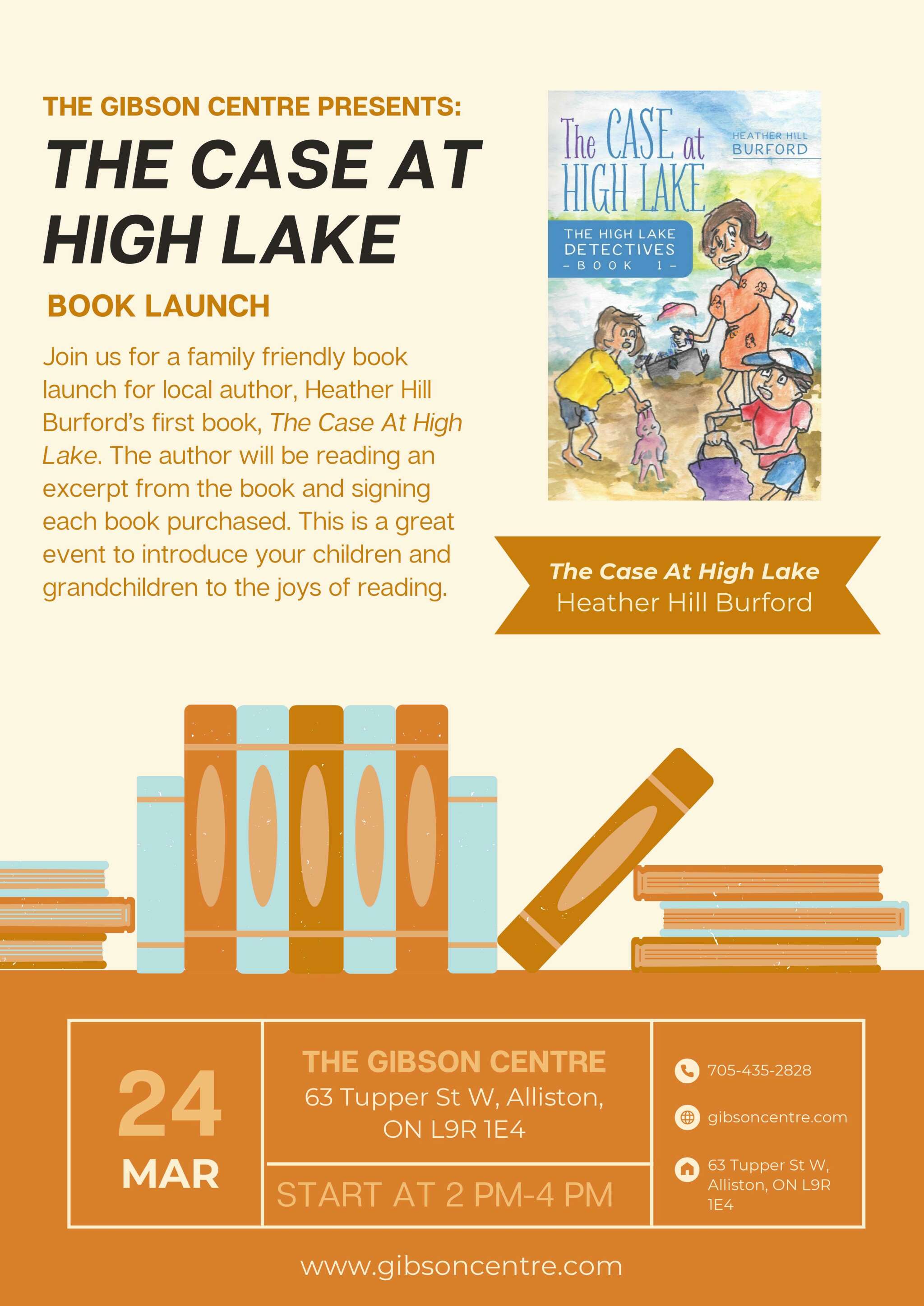 The Case at High Lake - Book Launch