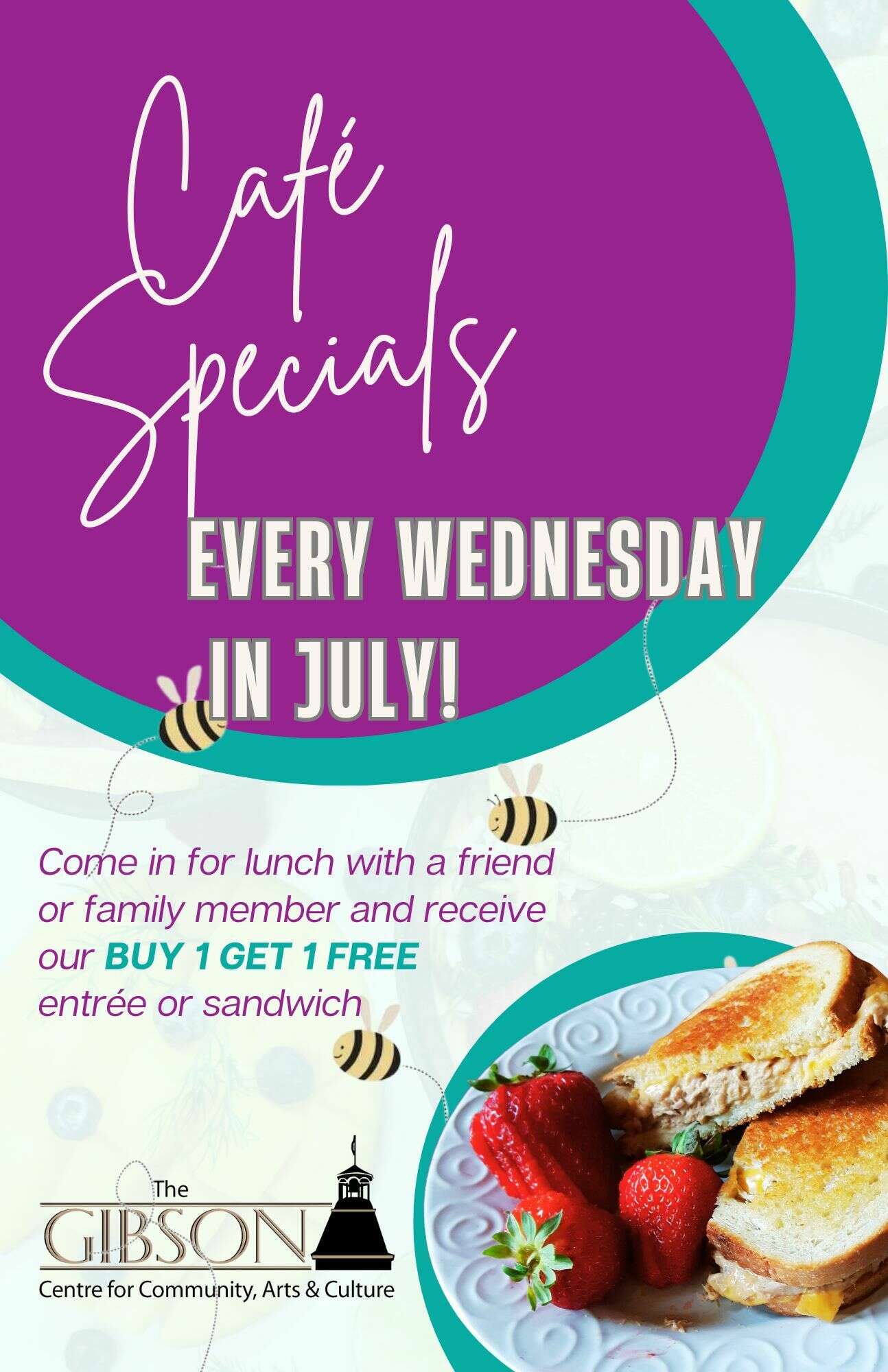 July Wednesdays Only - Buy One Get One Free!
