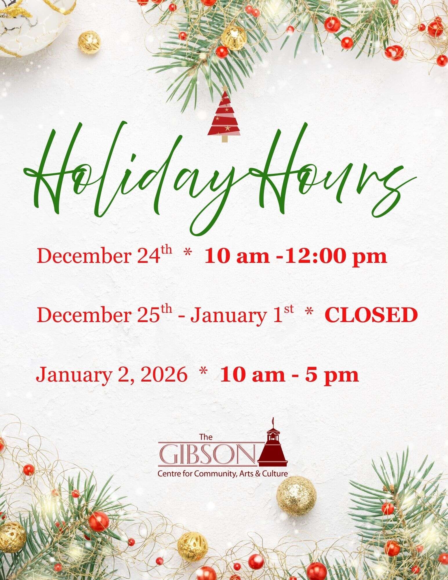 Merry Christmas and Happy New Year!