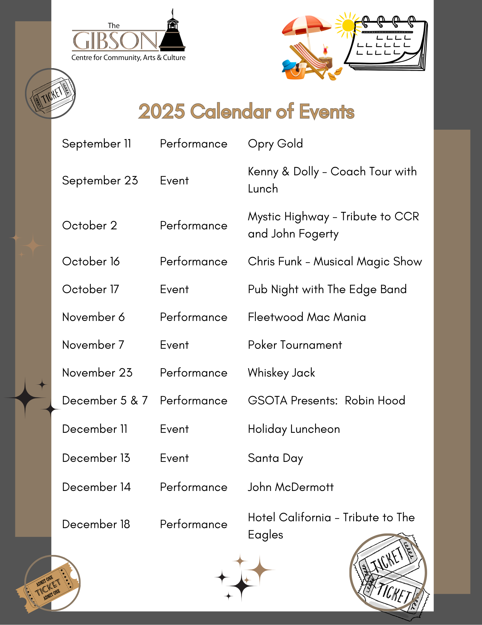 Our Events