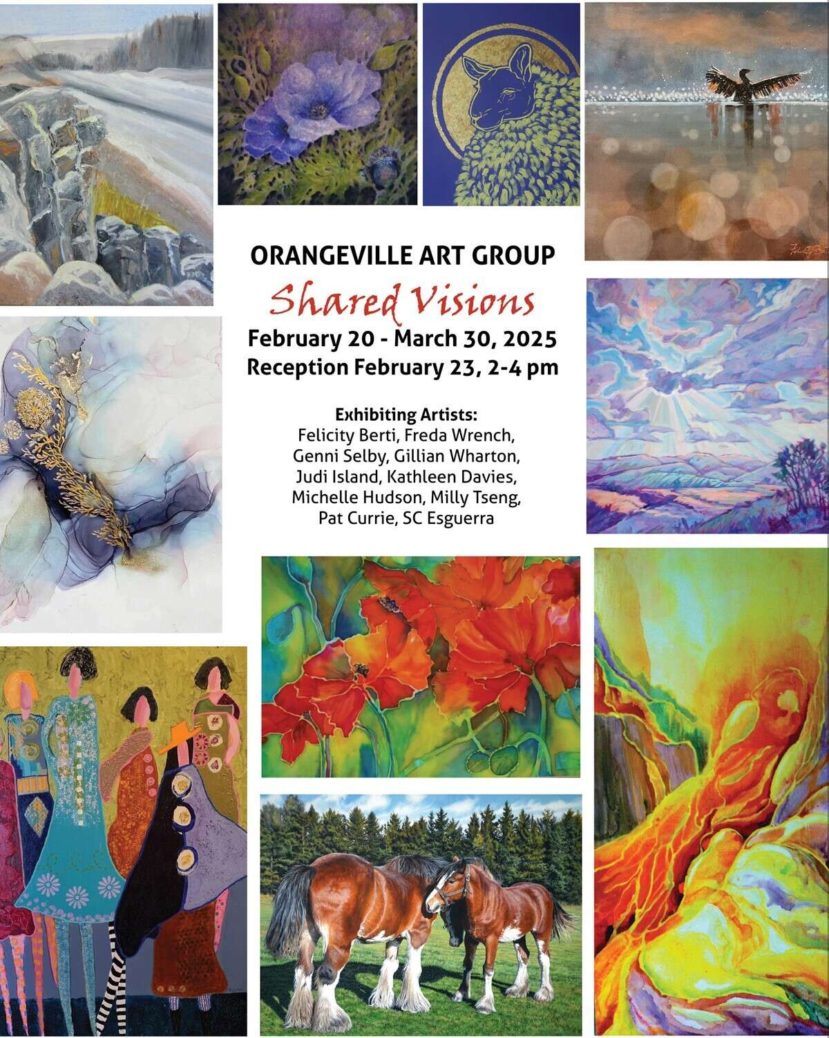 Ecclectic Exhibition Orangeville Art Group