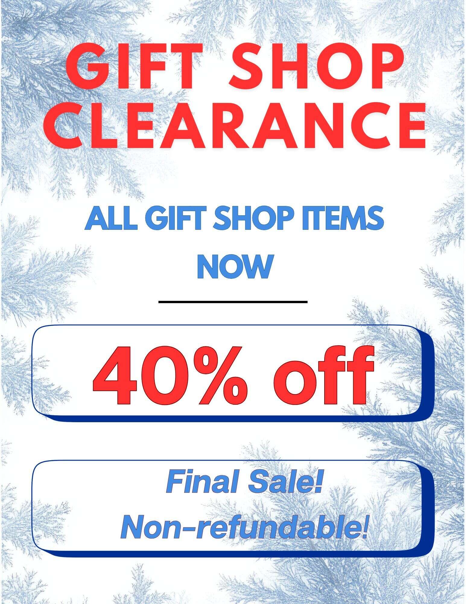 The Gibson Centre Gift Shop Sale