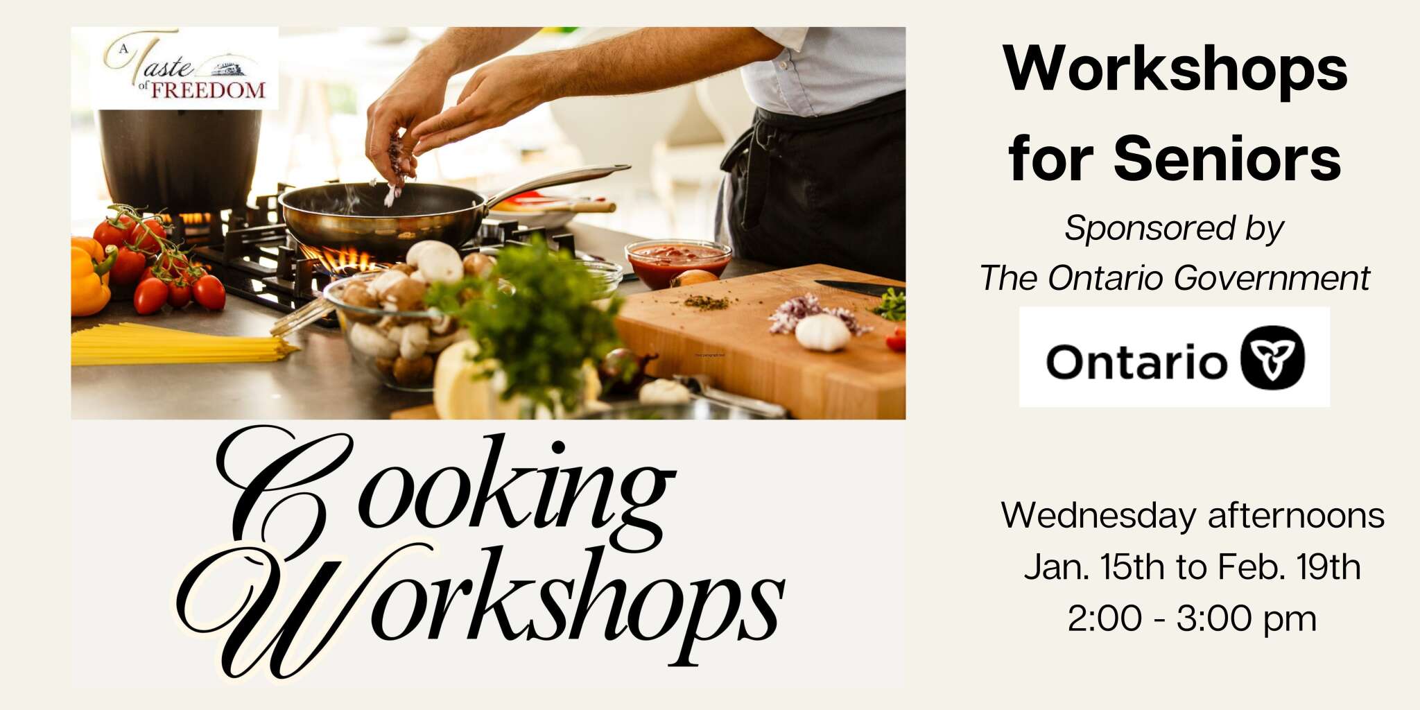 Cooking Workshops for Seniors