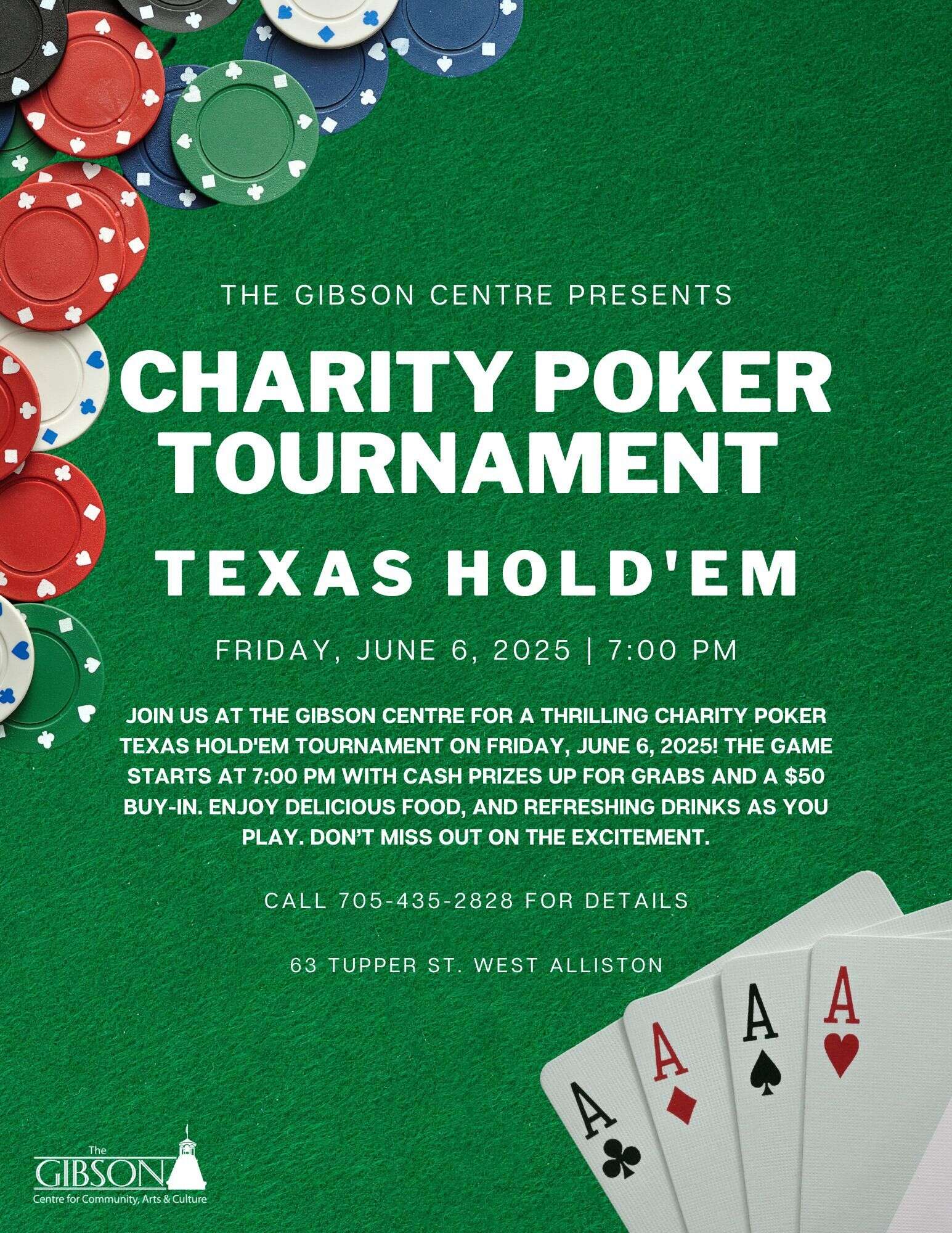 Charity Poker Tournament - June 6th, 2025