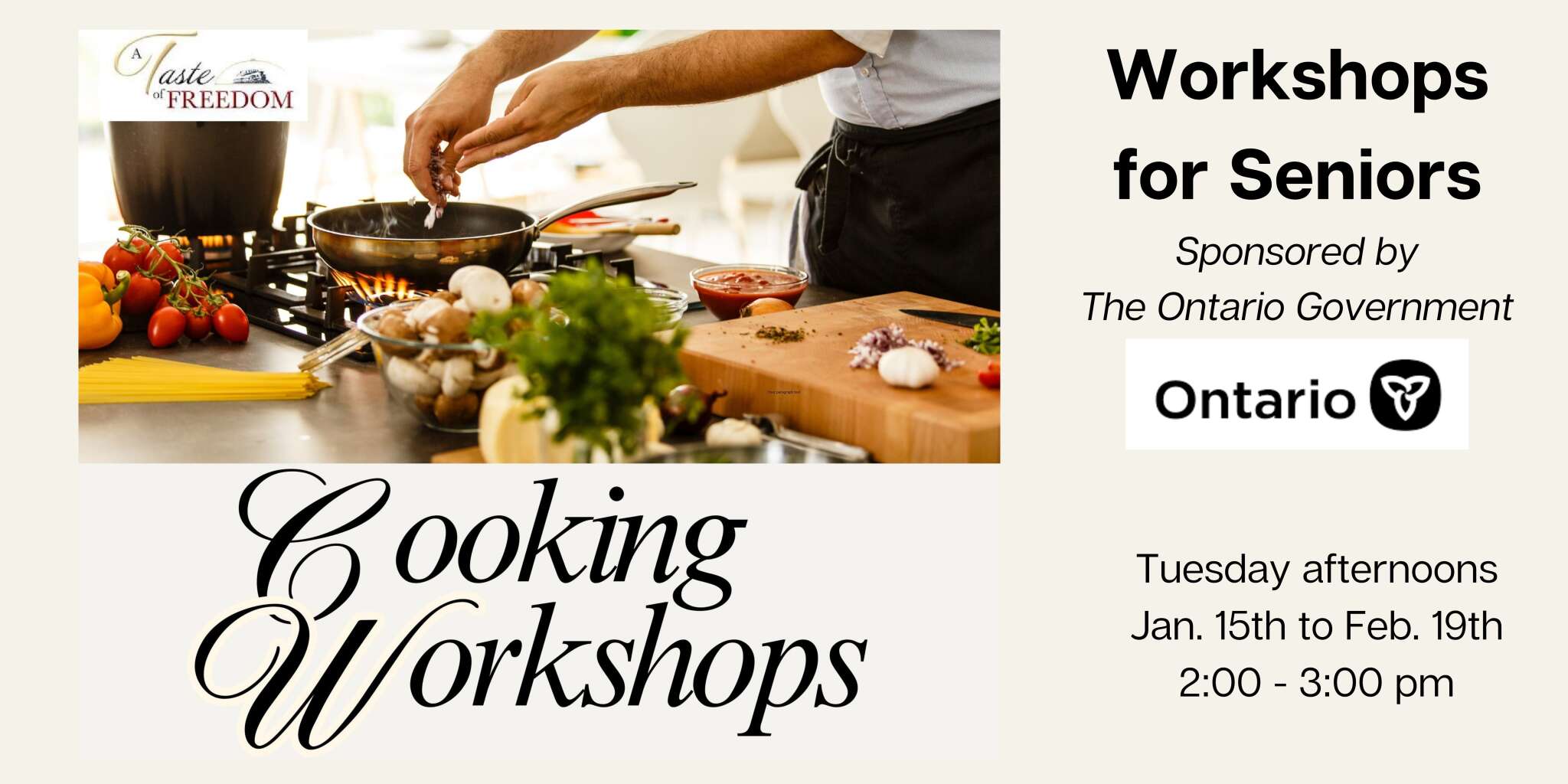 Cooking Workshops for Seniors