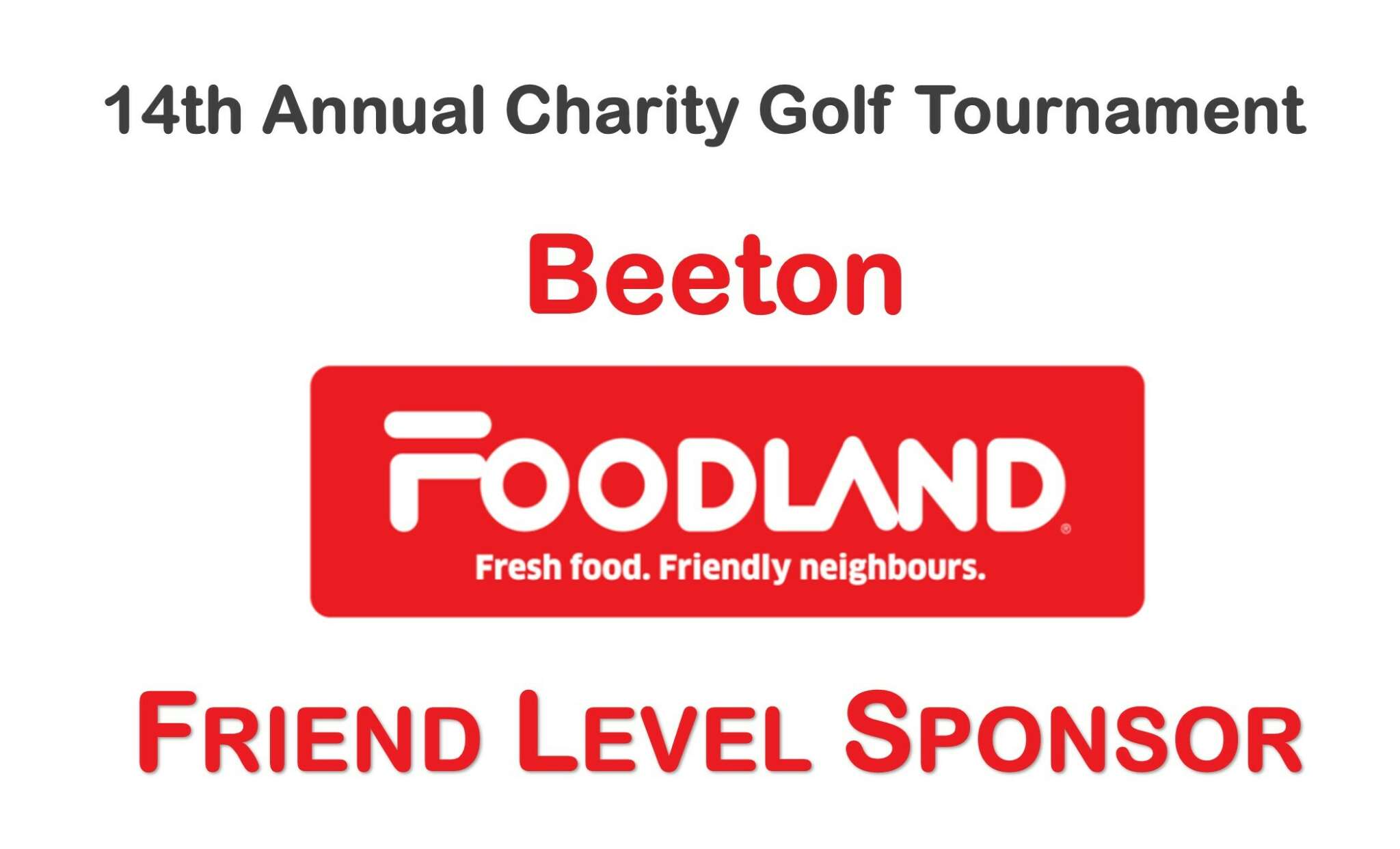 14th Annual Charity Golf Tournament