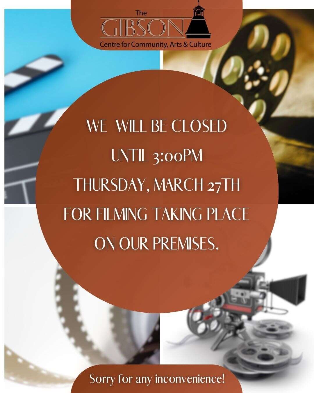 Building Closure March 27th Until 3:00pm